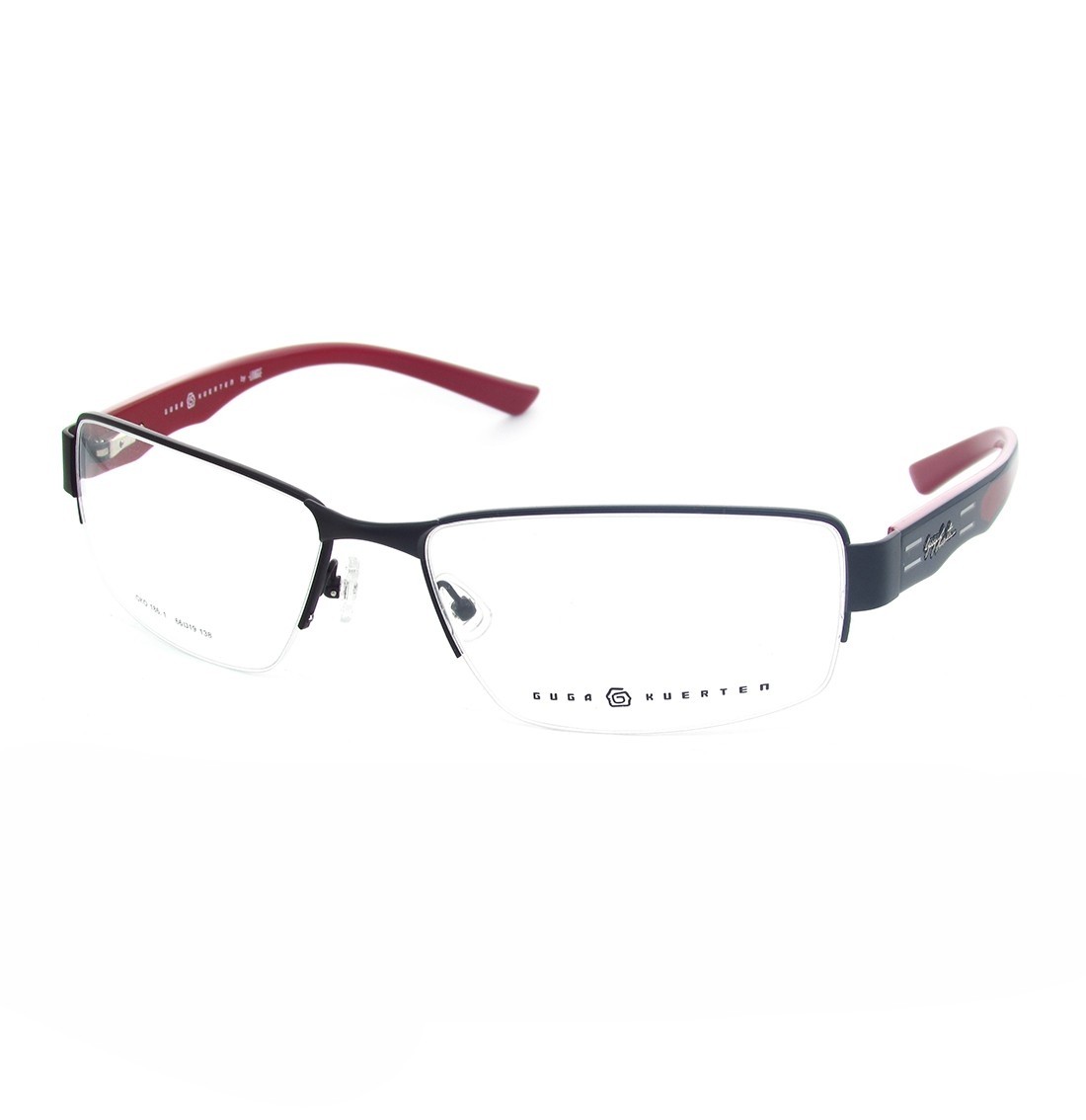Guga Kuerten GKO 186 Óculos de Grau - 66 - Preto